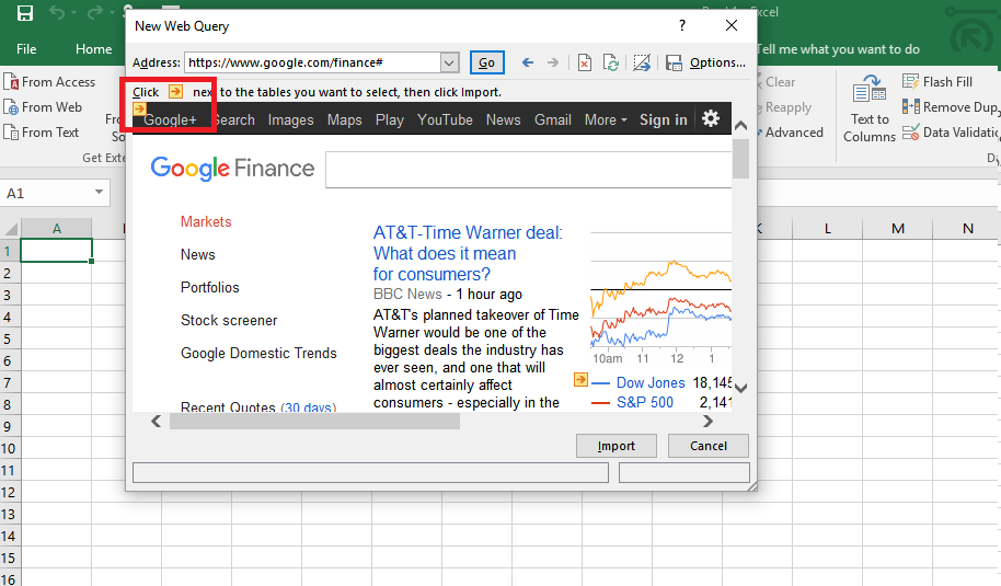 Cào dữ liệu ư!, Crawling ư!, Tại sao Microsoft Excel lại không thể?